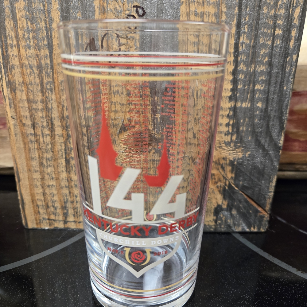 2018 Kentucky Derby Churchill Downs Collectible Glass